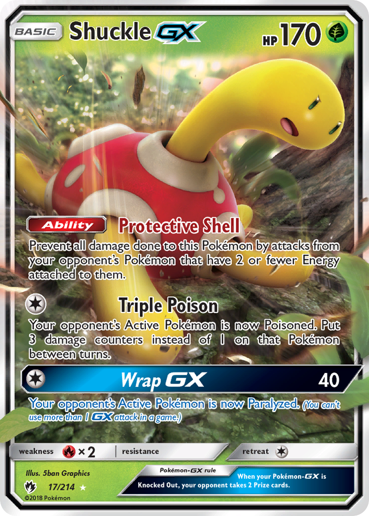Shuckle GX (17/214) [Sun & Moon: Lost Thunder] | Good Games Morley