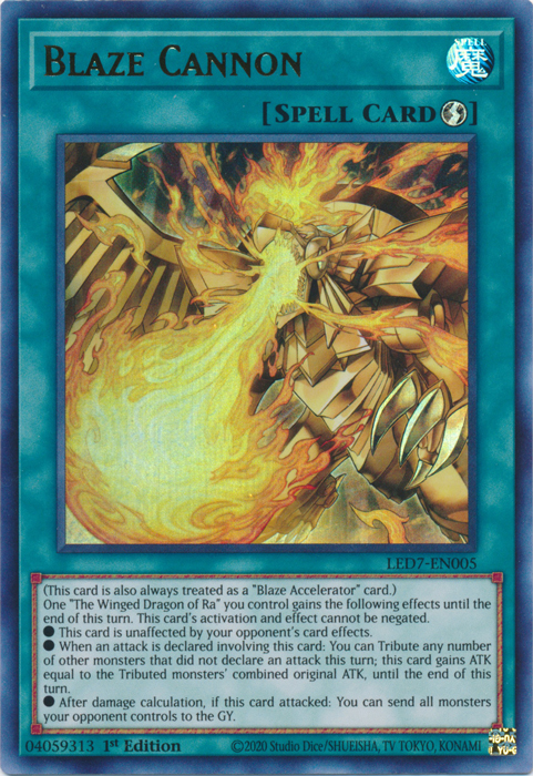 Blaze Cannon [LED7-EN005] Ultra Rare | Good Games Morley