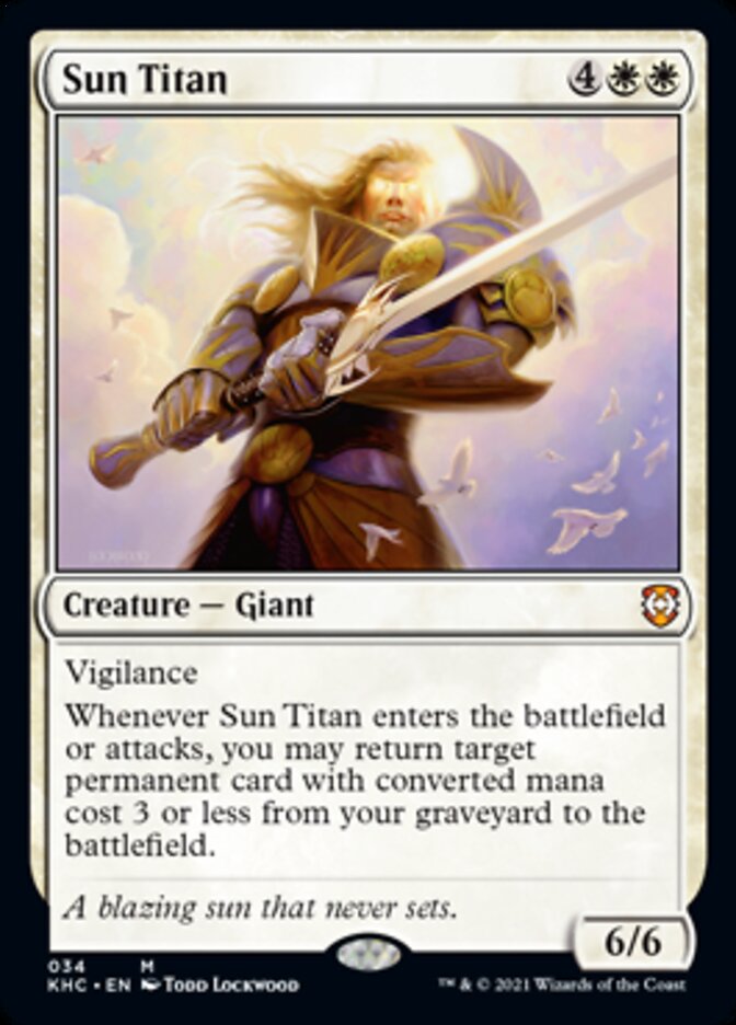 Sun Titan [Kaldheim Commander] | Good Games Morley