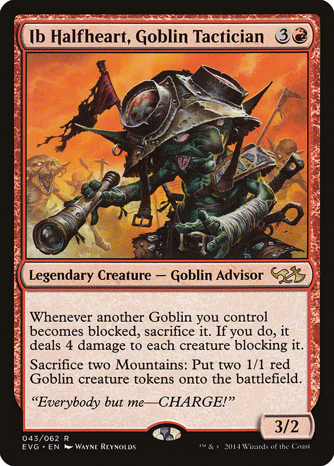 Ib Halfheart, Goblin Tactician (Elves vs. Goblins) [Duel Decks Anthology] | Good Games Morley