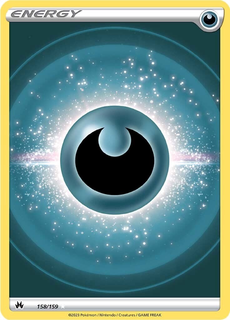 Darkness Energy (158/159) (Texture Full Art) [Sword & Shield: Crown Zenith] | Good Games Morley