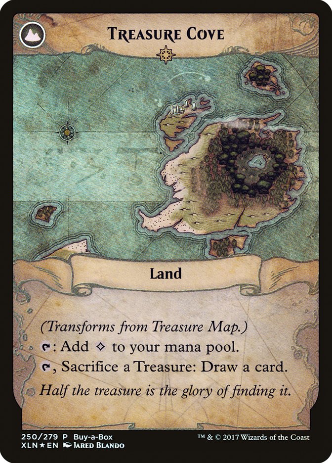 Treasure Map // Treasure Cove (Buy-A-Box) [Ixalan Treasure Chest] | Good Games Morley