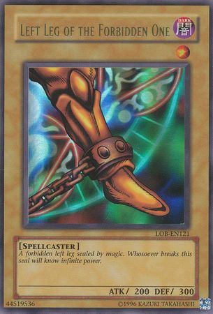 Left Leg of the Forbidden One [LOB-EN121] Ultra Rare | Good Games Morley