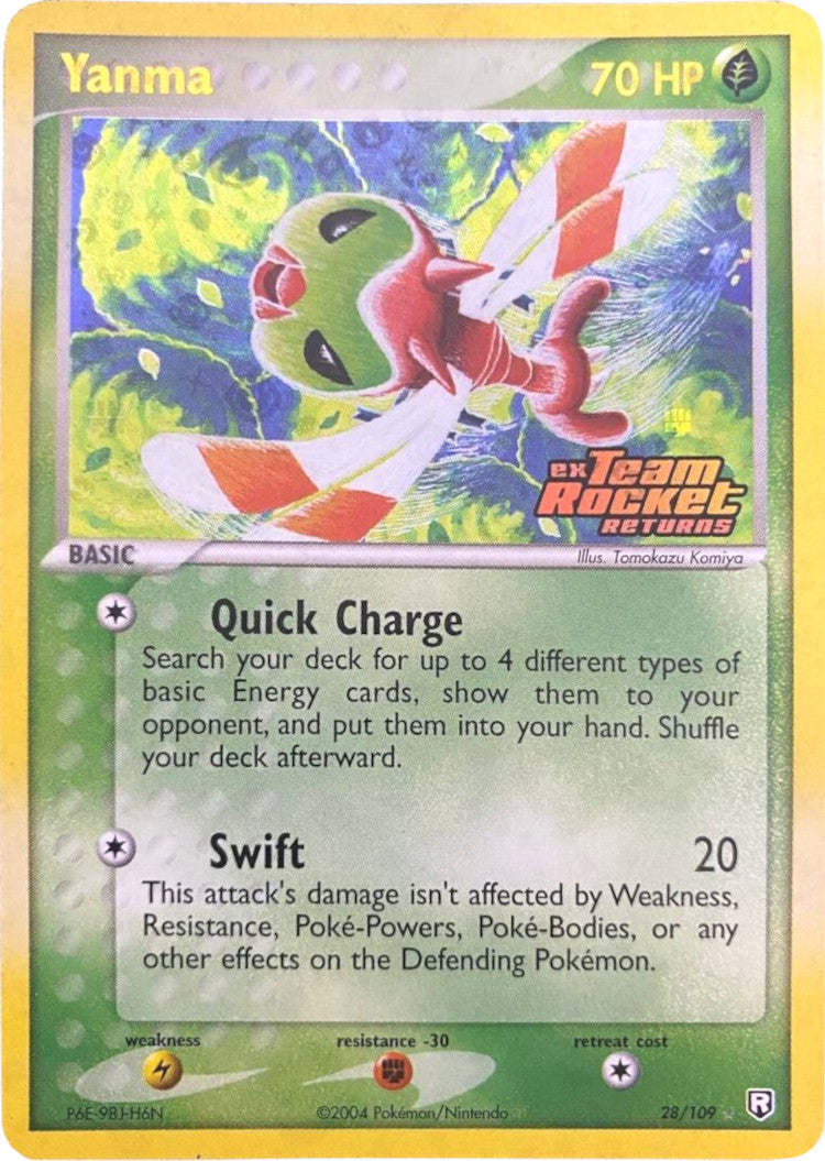 Yanma (28/109) (Stamped) [EX: Team Rocket Returns] | Good Games Morley