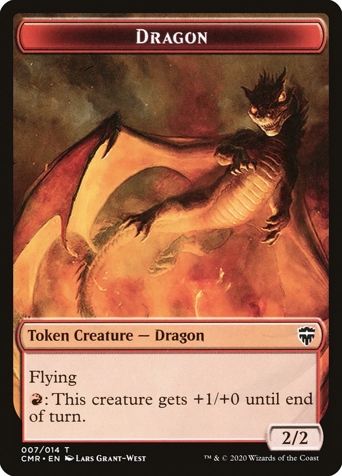 Dragon Token [Commander Legends Tokens] | Good Games Morley