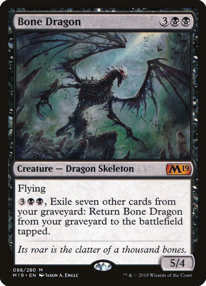 Bone Dragon [Core Set 2019] | Good Games Morley