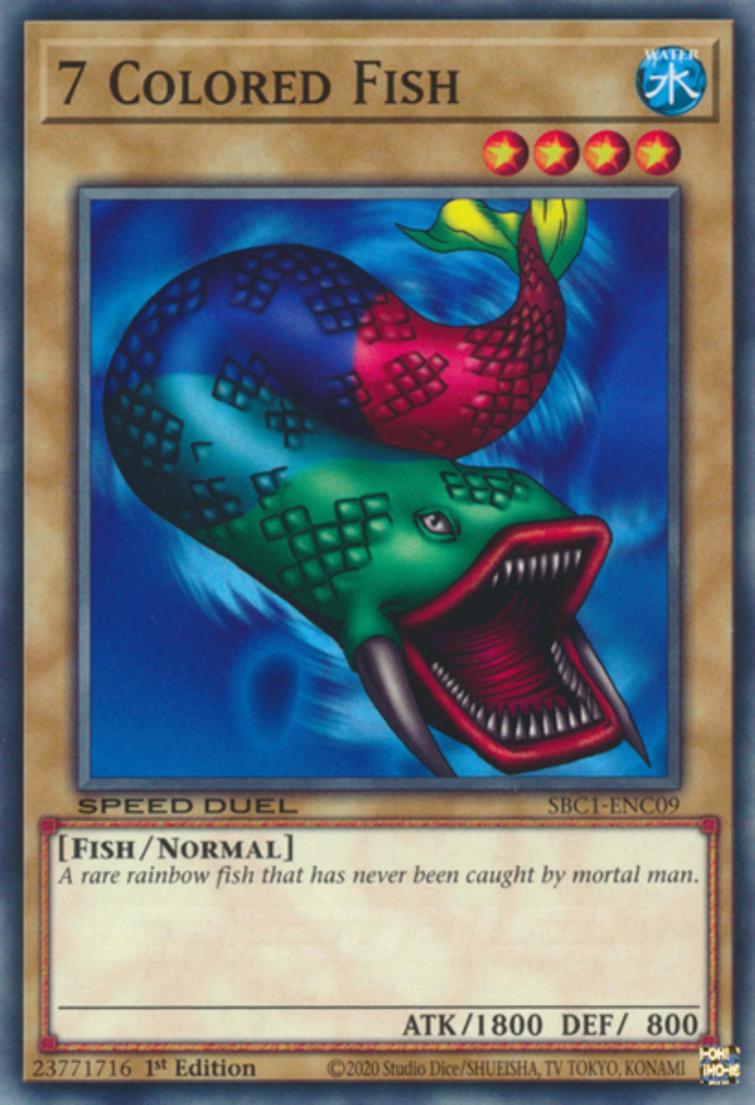 7 Colored Fish [SBC1-ENC09] Common | Good Games Morley