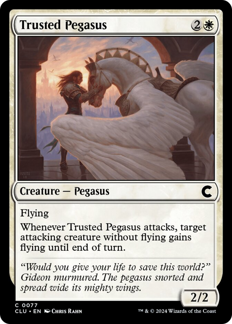 Trusted Pegasus [Ravnica: Clue Edition] | Good Games Morley