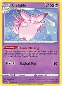 Clefable (064/185) [Sword & Shield: Vivid Voltage] | Good Games Morley