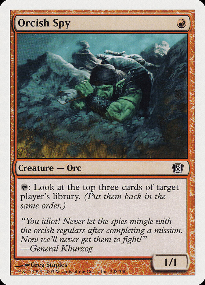 Orcish Spy [Eighth Edition] | Good Games Morley