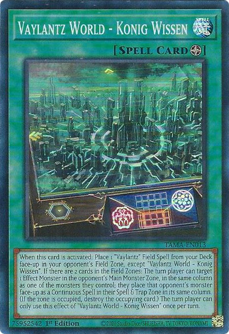 Vaylantz World - Konig Wissen [TAMA-EN013] Super Rare | Good Games Morley