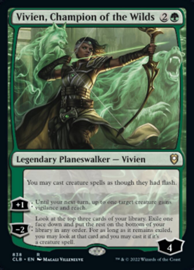 Vivien, Champion of the Wilds [Commander Legends: Battle for Baldur's Gate] | Good Games Morley