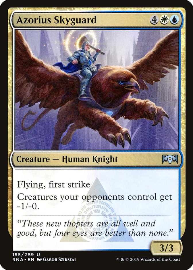 Azorius Skyguard [Ravnica Allegiance] | Good Games Morley