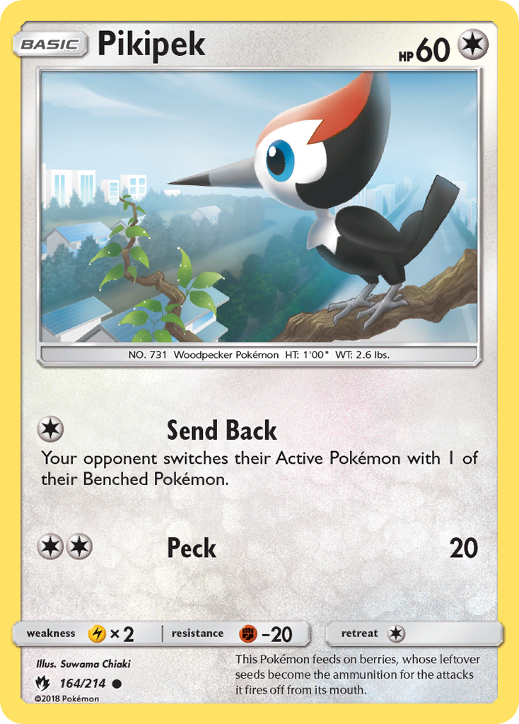 Pikipek (164/214) [Sun & Moon: Lost Thunder] | Good Games Morley