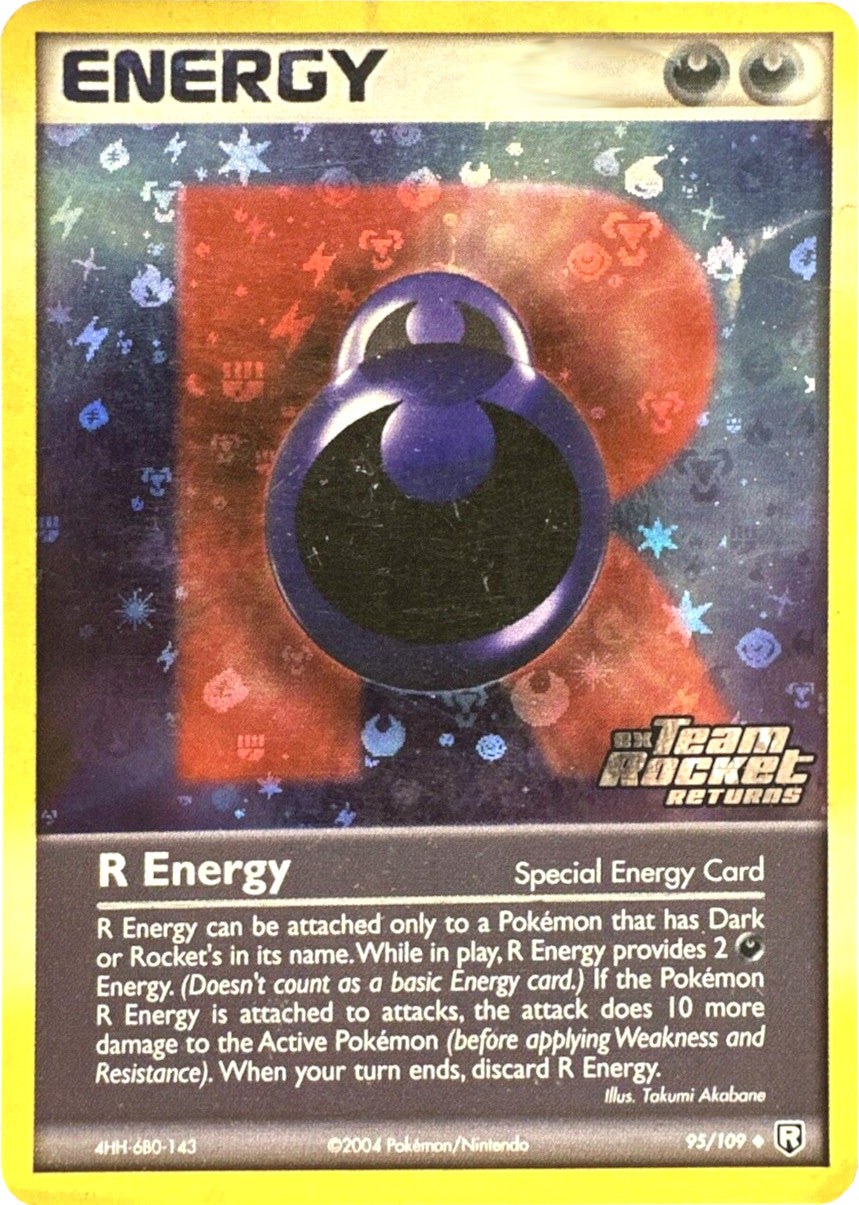 R Energy (95/109) (Stamped) [EX: Team Rocket Returns] | Good Games Morley