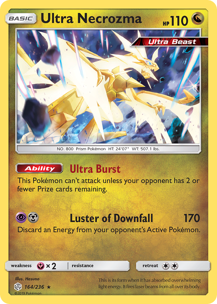 Ultra Necrozma (164/236) [Sun & Moon: Cosmic Eclipse] | Good Games Morley