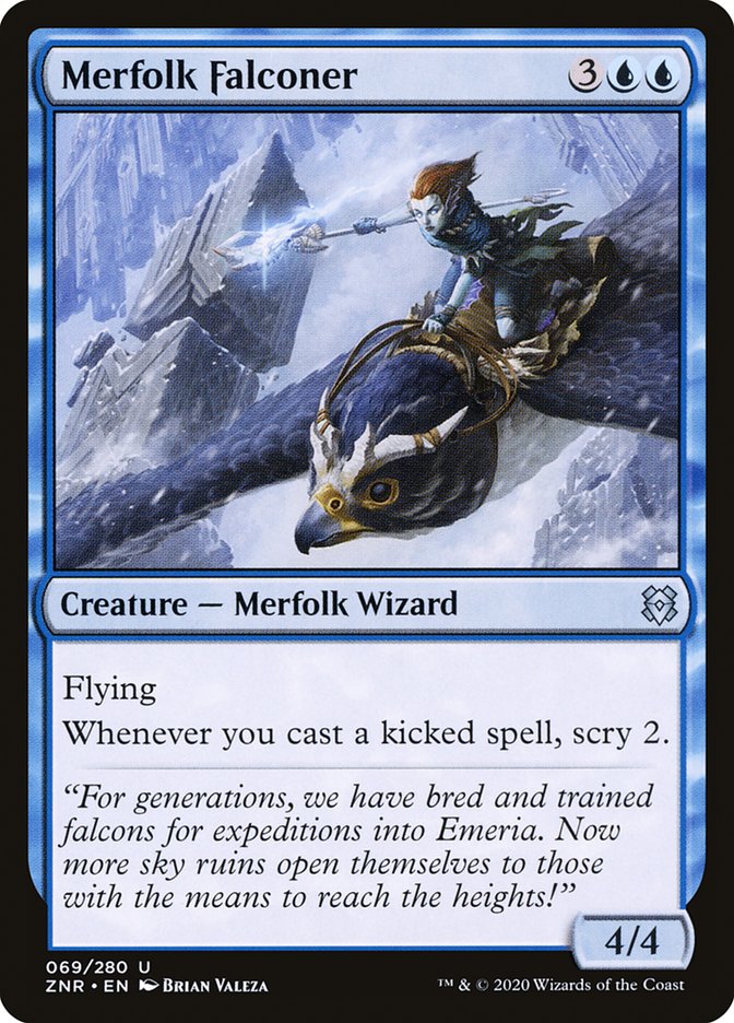 Merfolk Falconer [Zendikar Rising] | Good Games Morley