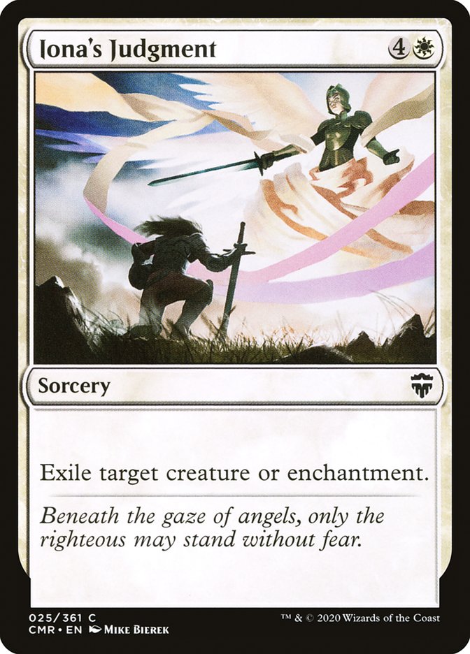 Iona's Judgment [Commander Legends] | Good Games Morley