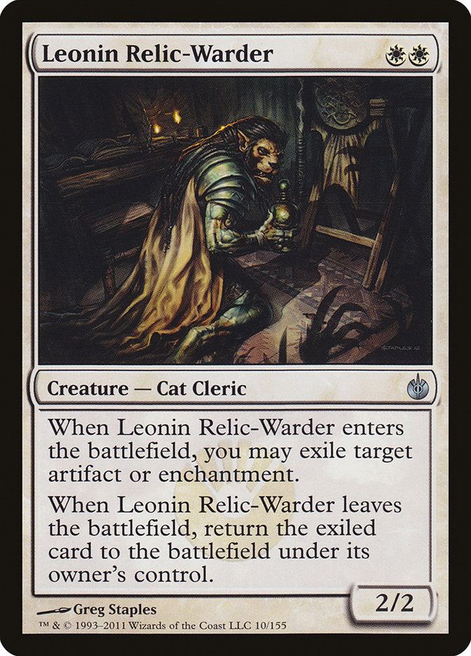 Leonin Relic-Warder [Mirrodin Besieged] | Good Games Morley