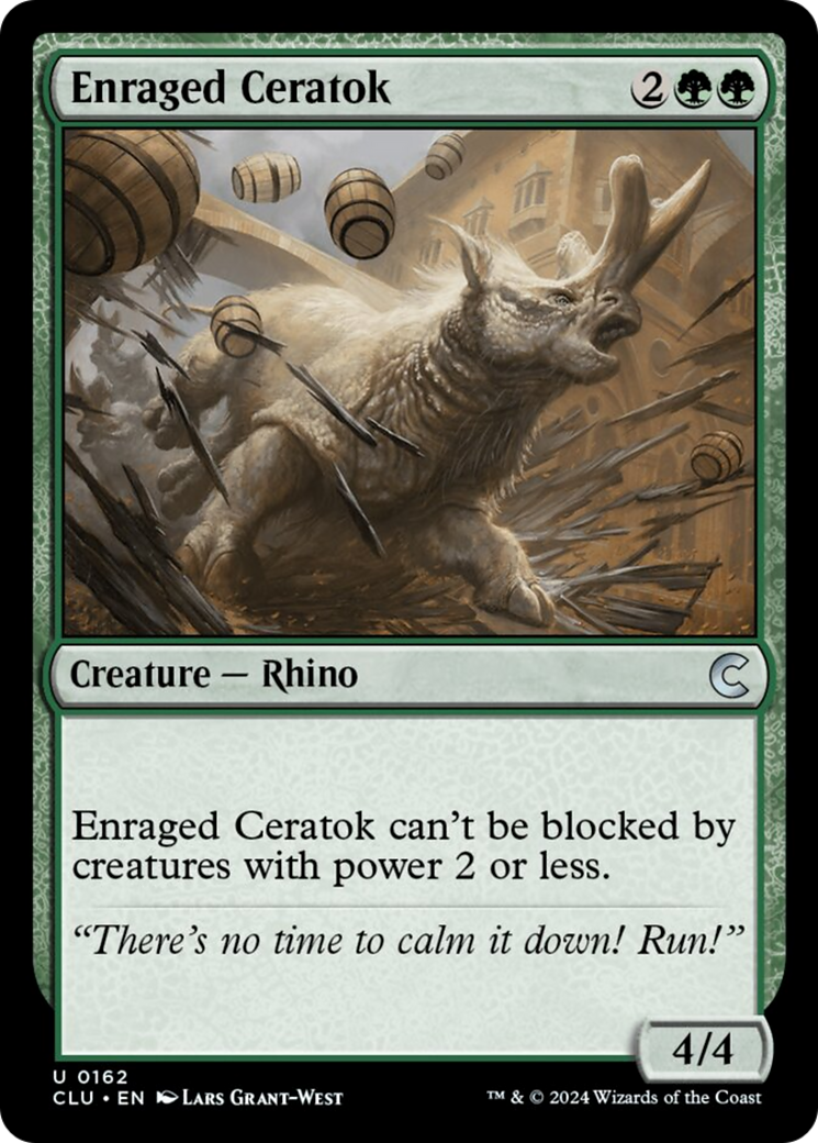 Enraged Ceratok [Ravnica: Clue Edition] | Good Games Morley