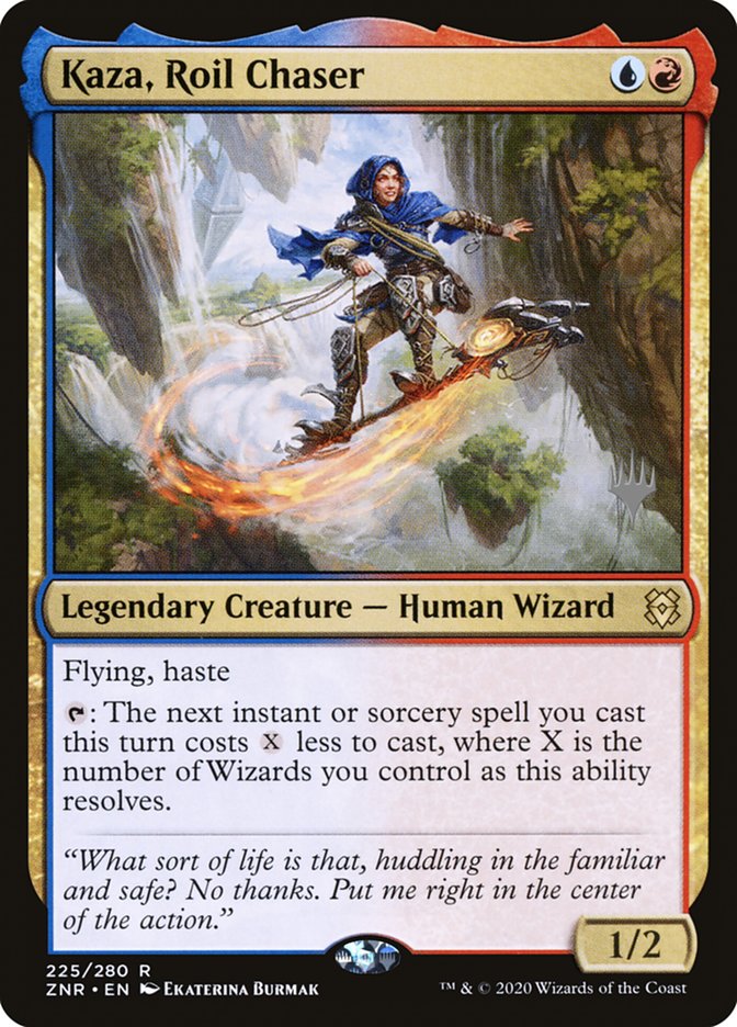 Kaza, Roil Chaser (Promo Pack) [Zendikar Rising Promos] | Good Games Morley