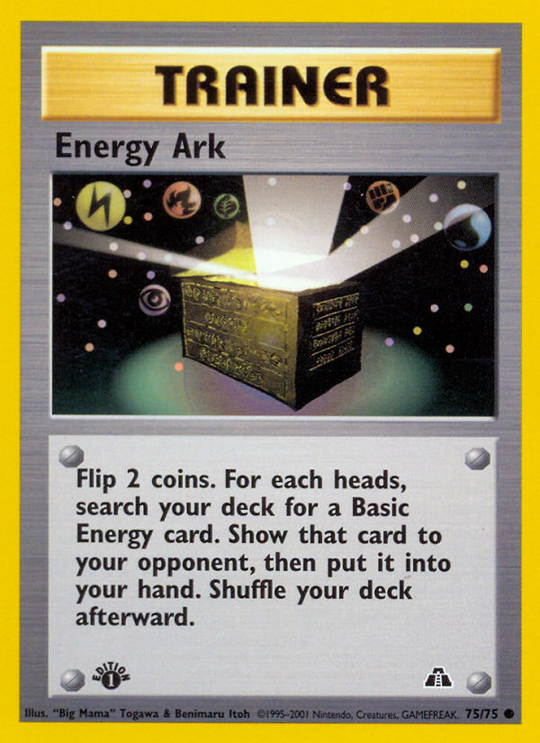 Energy Ark (75/75) [Neo Discovery 1st Edition] | Good Games Morley