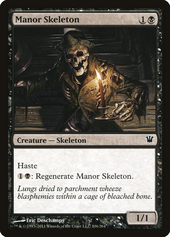 Manor Skeleton [Innistrad] | Good Games Morley