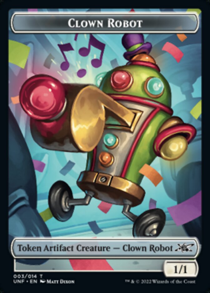 Clown Robot (003) Token [Unfinity Tokens] | Good Games Morley