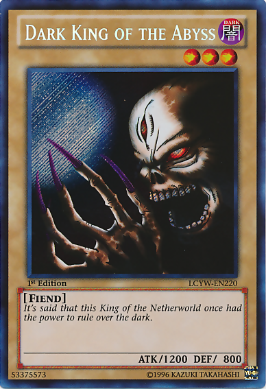 Dark King of the Abyss [LCYW-EN220] Secret Rare | Good Games Morley