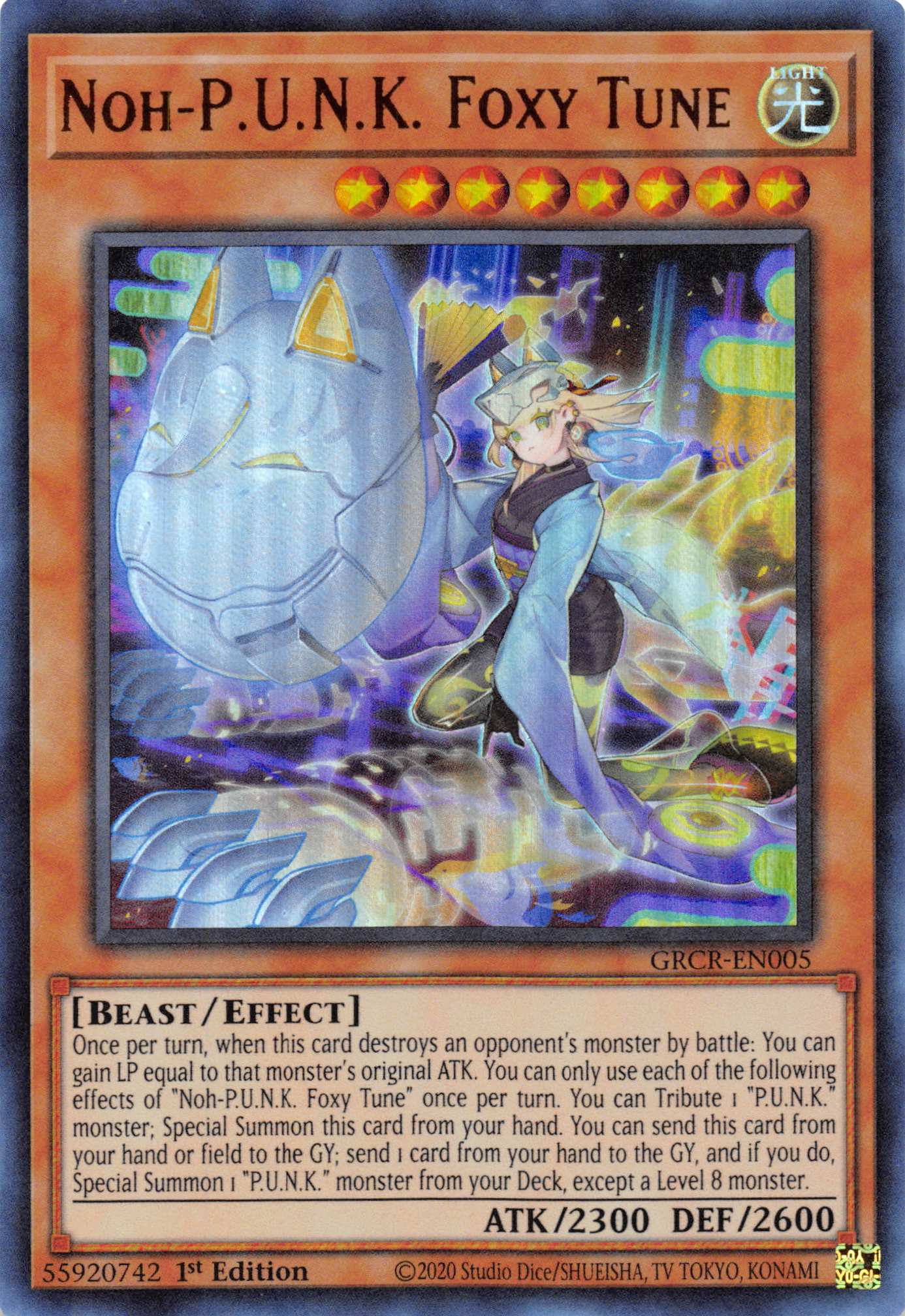 Noh-P.U.N.K. Foxy Tune [GRCR-EN005] Ultra Rare | Good Games Morley