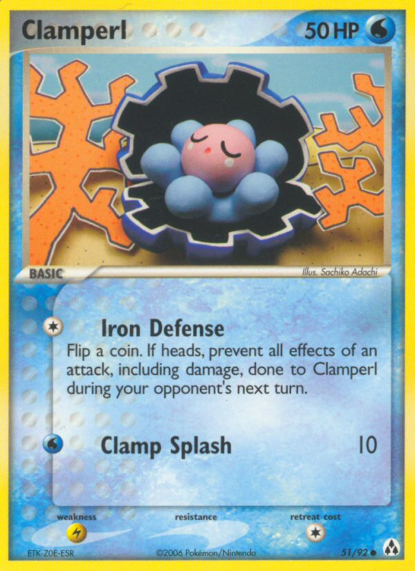 Clamperl (51/92) [EX: Legend Maker] | Good Games Morley