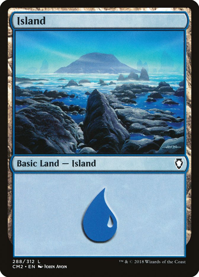 Island (288) [Commander Anthology Volume II] | Good Games Morley