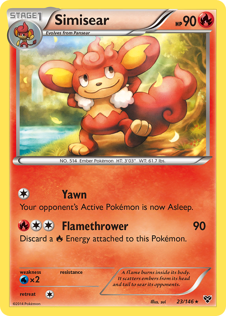 Simisear (23/146) [XY: Base Set] | Good Games Morley