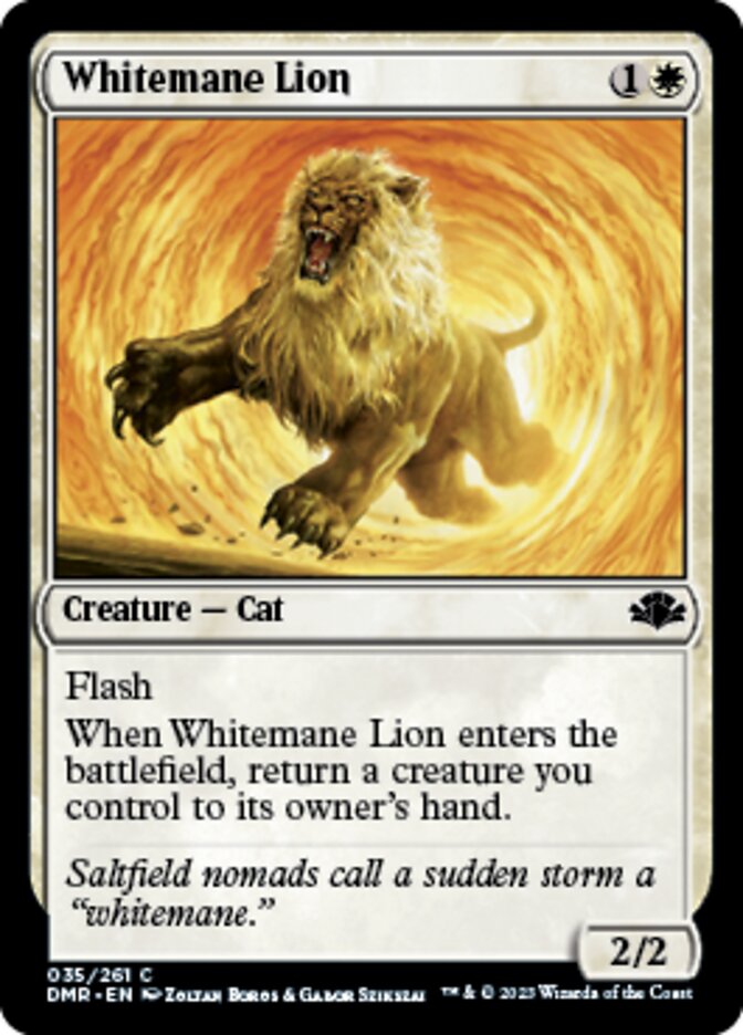 Whitemane Lion [Dominaria Remastered] | Good Games Morley