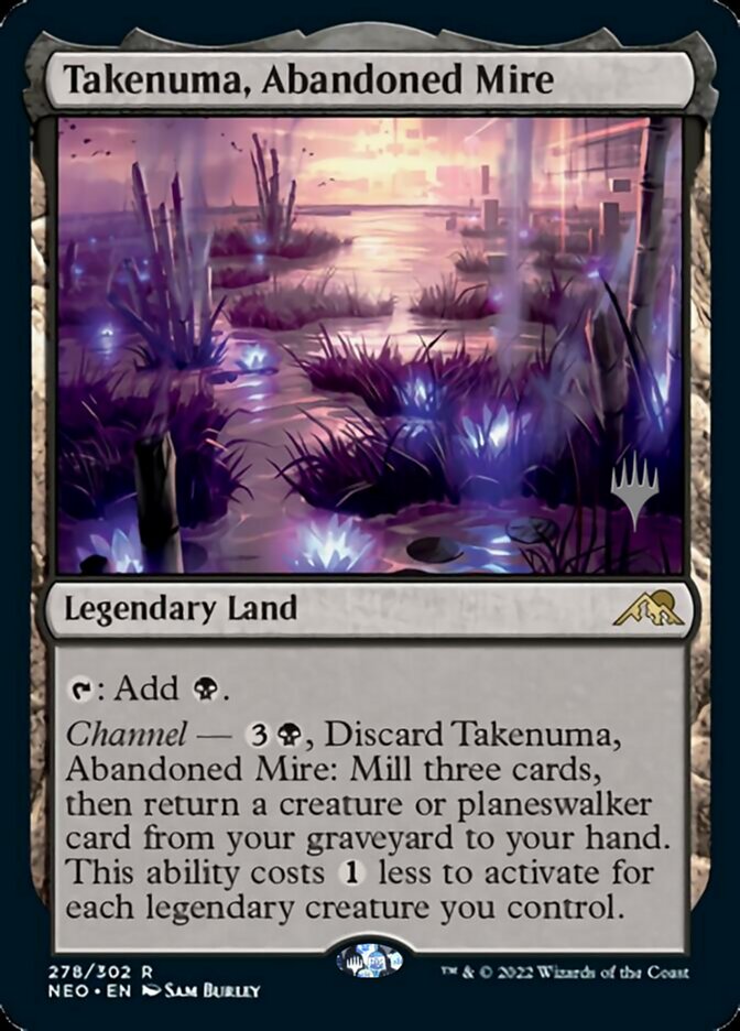 Takenuma, Abandoned Mire (Promo Pack) [Kamigawa: Neon Dynasty Promos] | Good Games Morley