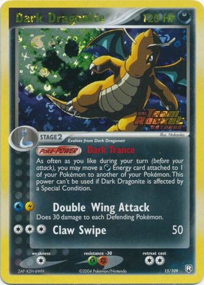 Dark Dragonite (15/109) (Stamped) [EX: Team Rocket Returns] | Good Games Morley