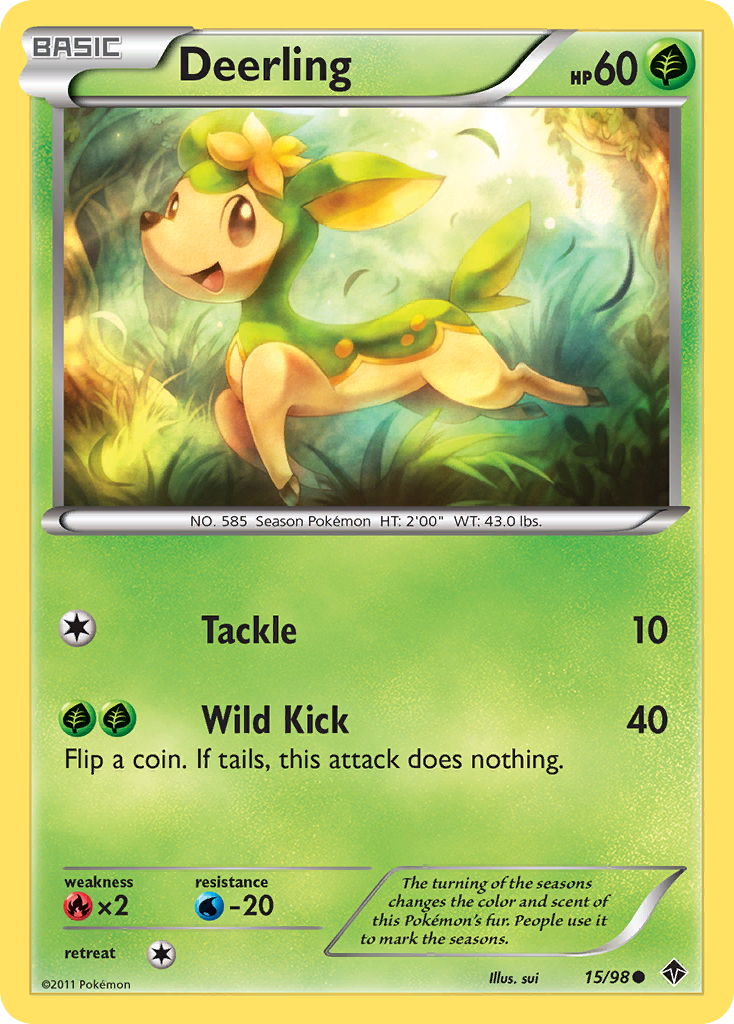 Deerling (15/98) [Black & White: Emerging Powers] | Good Games Morley