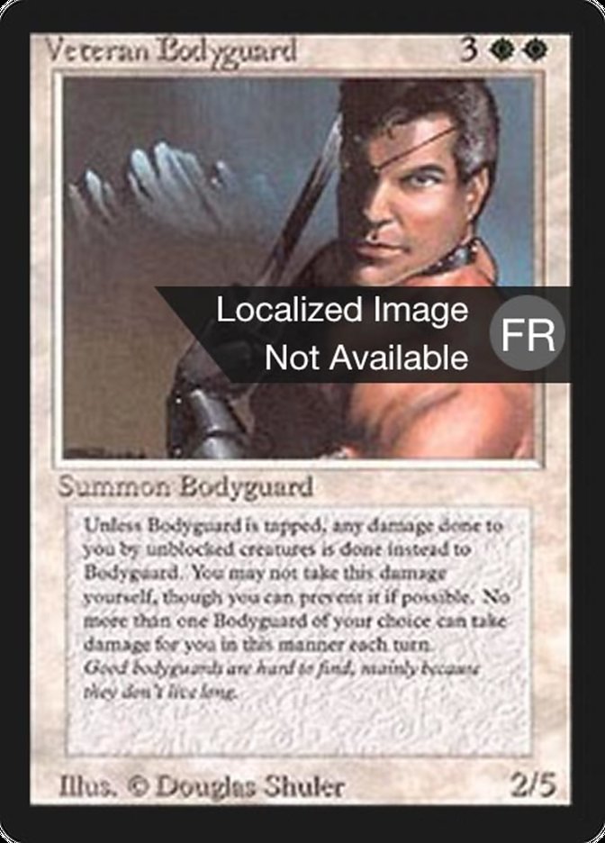 Veteran Bodyguard [Foreign Black Border] | Good Games Morley