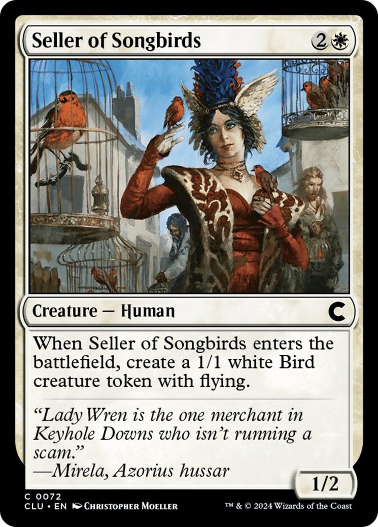 Seller of Songbirds [Ravnica: Clue Edition] | Good Games Morley
