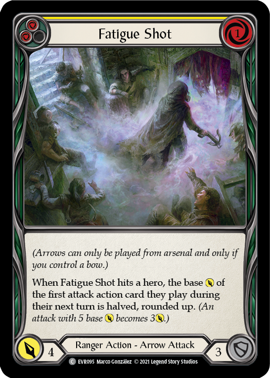 Fatigue Shot (Yellow) [EVR095] (Everfest)  1st Edition Normal | Good Games Morley