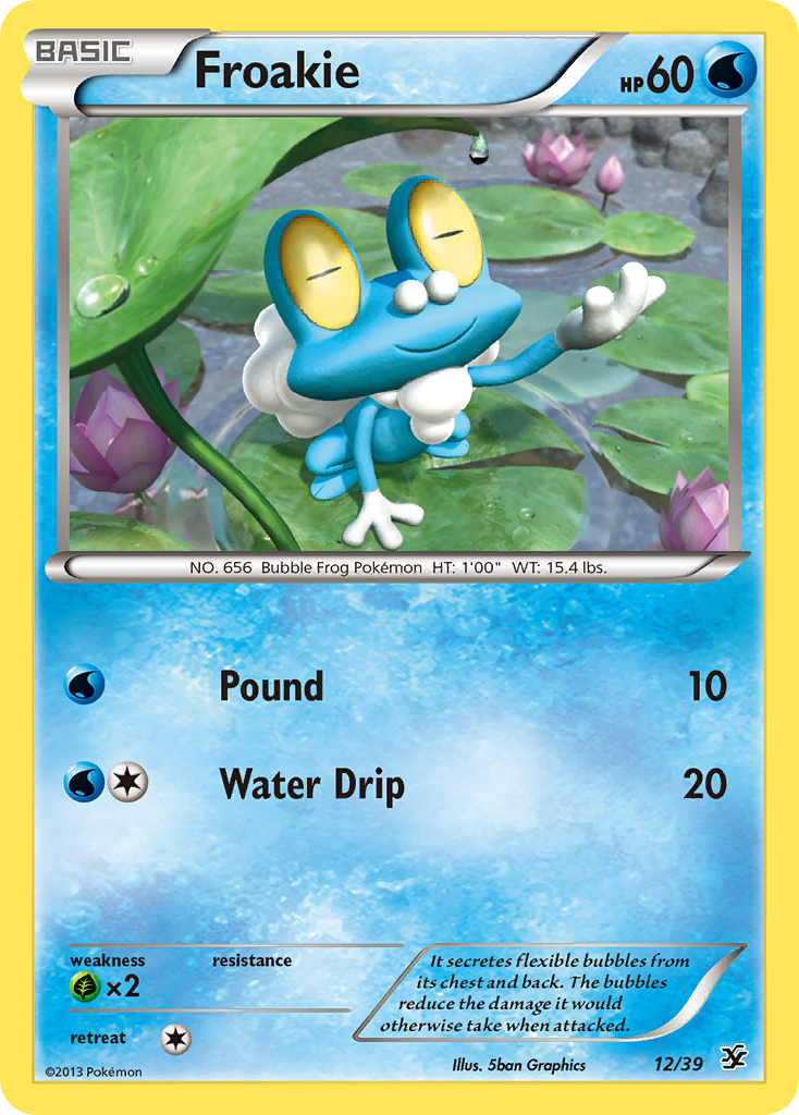 Froakie (12/39) [XY: Kalos Starter Set] | Good Games Morley