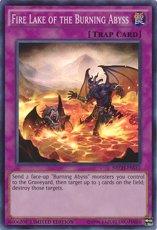 Fire Lake of the Burning Abyss (SE) [NECH-ENS12] Super Rare | Good Games Morley