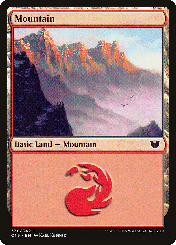 Mountain (338) [Commander 2015] | Good Games Morley