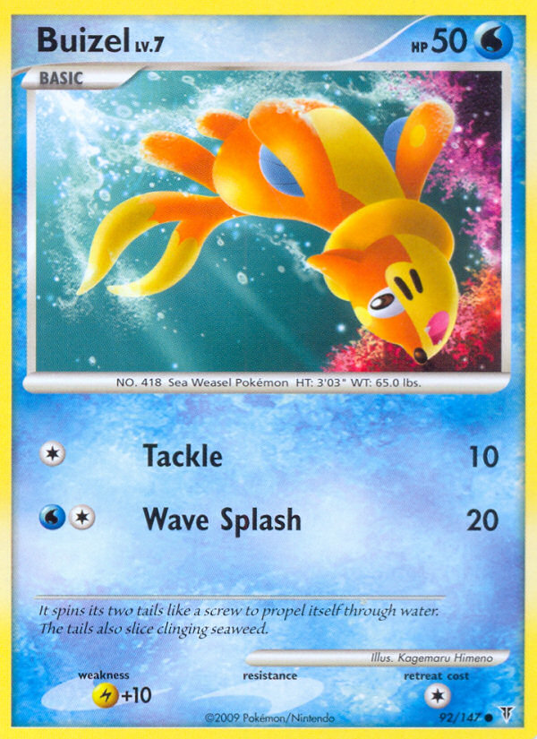 Buizel (92/147) [Platinum: Supreme Victors] | Good Games Morley