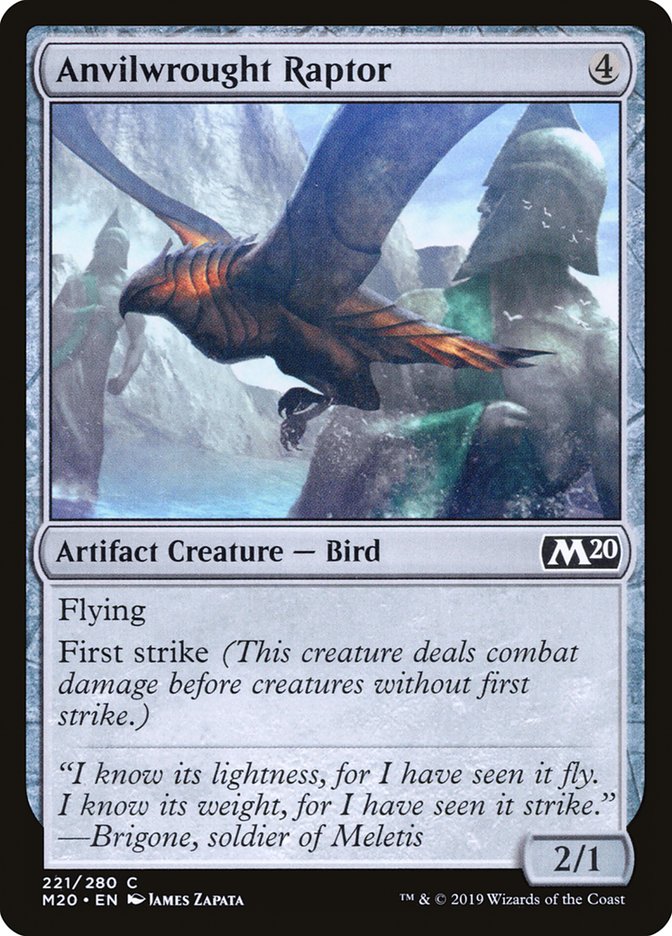 Anvilwrought Raptor [Core Set 2020] | Good Games Morley