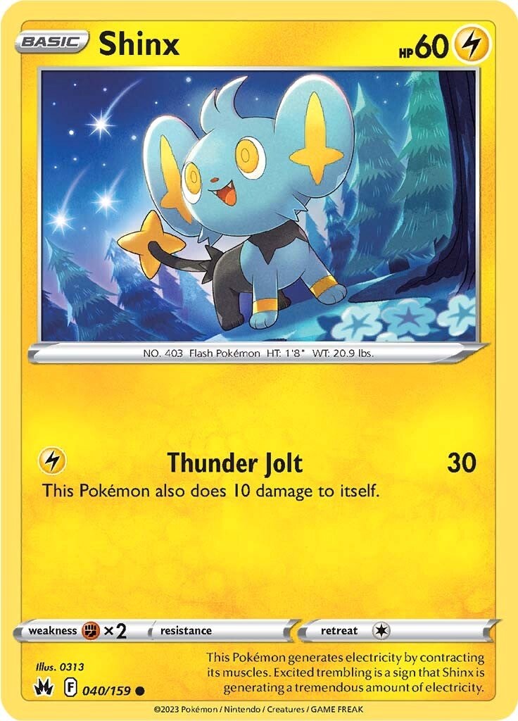 Shinx (040/159) (40) [Sword & Shield: Crown Zenith] | Good Games Morley