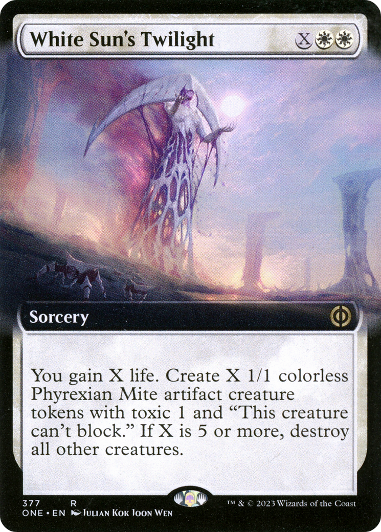 White Sun's Twilight (Extended Art) [Phyrexia: All Will Be One] | Good Games Morley