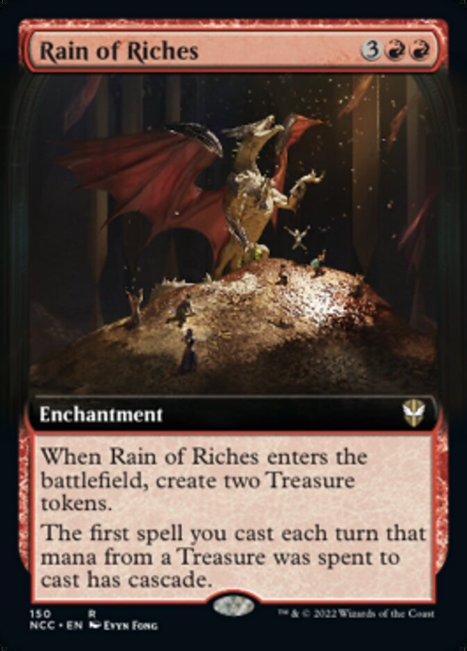 Rain of Riches (Extended Art) [Streets of New Capenna Commander] | Good Games Morley