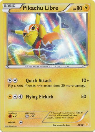 Pikachu Libre (30/30) [XY: Trainer Kit 3 - Pikachu Libre] | Good Games Morley