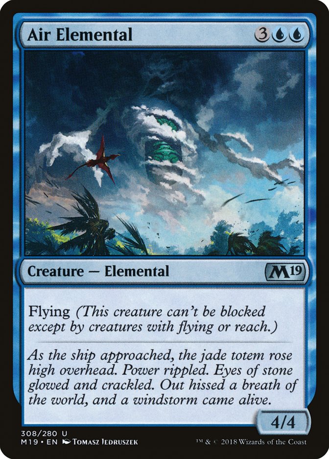 Air Elemental [Core Set 2019] | Good Games Morley